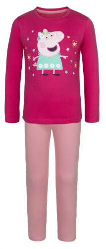 Peppa malac gyerek hosszú pizsama 98/104 cm