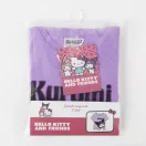 Hello Kitty Kuromi Purple gyerek rövid póló, felső 10 év / 140 cm