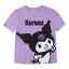 Hello Kitty Kuromi Purple gyerek rövid póló, felső 6 év / 116 cm