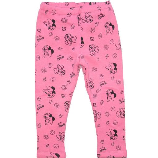 Disney Minnie Light Pink baba, vastag leggings 9/12 hó