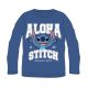 Disney Lilo és Stitch, A csillagkutya Athletic Blue gyerek hosszú póló, felső 4 év / 104 cm