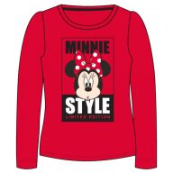   Disney Minnie Style Red gyerek hosszú póló, felső 3 év / 98 cm