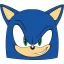 Sonic a sündisznó Blue Blur gyerek sapka 52 cm