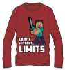 Minecraft Without Limits gyerek hosszú ujjú póló, felső 6 év / 116 cm