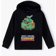Minecraft Survive gyerek pulóver 10 év / 140 cm