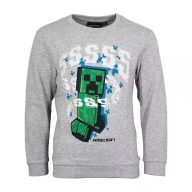 Minecraft Grey gyerek pulóver 8 év / 128 cm