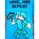 Minecraft Mine Nap Repeat gyerek rövid pizsama 9 év / 134 cm