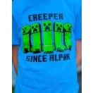 Minecraft Alpha gyerek rövid pizsama 12 év / 152 cm