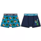 Minecraft Pixel gyerek boxeralsó 2 darab/csomag 10 év / 140 cm
