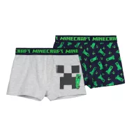   Minecraft Creeper Combo gyerek boxeralsó 2 darab/csomag 10 év / 140 cm