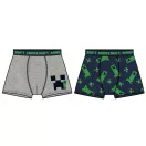 Minecraft Creeper Combo gyerek boxeralsó 2 darab/csomag 6 év / 116 cm