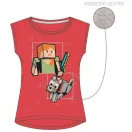 Minecraft Red gyerek rövid póló, felső 6 év / 116 cm