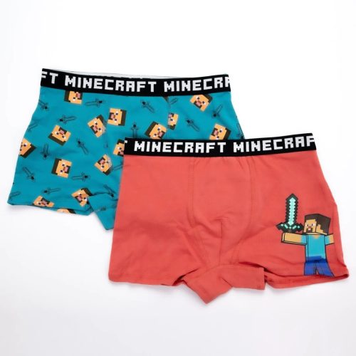 Minecraft gyerek boxeralsó 2 darab/csomag 12 év