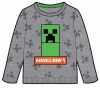 Minecraft Grey gyerek kötött pulóver 8 év / 128 cm