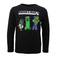   Minecraft Dark Trio gyerek hosszú ujjú póló, felső 12 év / 152 cm