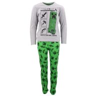   Minecraft Create, Survive gyerek hosszú pizsama 12 év / 152 cm