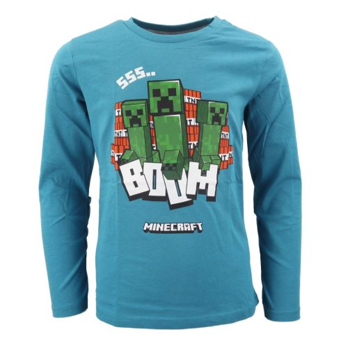 Minecraft Creeper Sss gyerek hosszú ujjú póló, felső 12 év / 152 cm