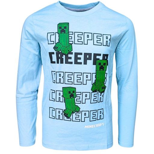 Minecraft Creeper gyerek hosszú ujjú póló, felső 10 év / 140 cm