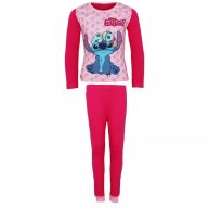   Disney Lilo és Stitch, A csillagkutya Scrump Pink gyerek hosszú pizsama 6 év / 116 cm