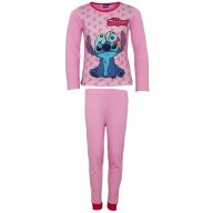   Disney Lilo és Stitch, A csillagkutya Scrump Light Pink gyerek hosszú pizsama 5 év / 110 cm
