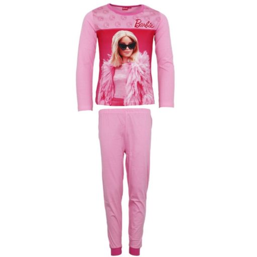 Barbie Elegant Light Pink gyerek hosszú pizsama 8 év / 128 cm