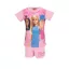 Barbie Trendy Light Pink gyerek rövid pizsama 4 év / 98 cm