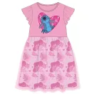 Disney Lilo és Stitch, A csillagkutya Pink Leaf gyerek nyári ruha 3 év / 98 cm