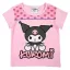 Hello Kitty Kuromi Light Pink gyerek rövid póló, felső 6 év / 116 cm