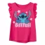 Disney Lilo és Stitch, A csillagkutya Tiny Smile Pink gyerek rövid póló, felső 3 év / 98 cm