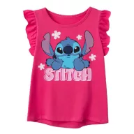   Disney Lilo és Stitch, A csillagkutya Tiny Smile Pink gyerek rövid póló, felső 4 év / 104 cm