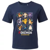   Pokémon Fun Squad Blue gyerek rövid póló, felső 4 év / 104 cm
