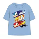 Sonic a sündisznó Speed Rush Light Blue gyerek rövid póló, felső 8 év / 128 cm