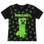 Minecraft Creeper gyerek rövid póló, felső 12 év / 152 cm