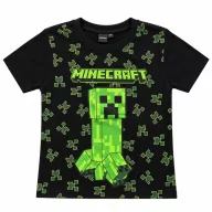   Minecraft Creeper gyerek rövid póló, felső 8 év / 128 cm
