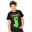 Minecraft Creeper gyerek rövid póló, felső 9 év / 134 cm