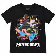   Minecraft Battle Chaos gyerek rövid póló, felső 8 év / 128 cm