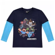   Minecraft Survival Mode gyerek hosszú ujjú póló, felső 8 év / 128 cm