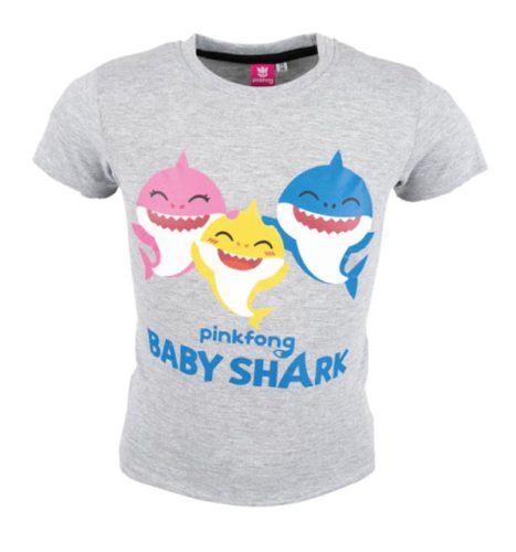 Baby Shark Doo gyerek rövid póló, felső 92 cm
