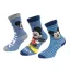 Disney Mickey Blue Stripe gyerek zokni 23/26