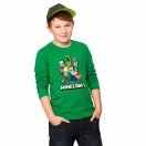 Minecraft Battle Green gyerek hosszú ujjú póló, felső 12 év / 152 cm