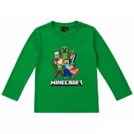   Minecraft Battle Green gyerek hosszú ujjú póló, felső 6 év / 116 cm