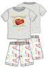 Disney Verdák Summer Race Grey gyerek rövid pizsama 3 év / 98 cm