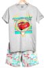 Disney Verdák Summer Race Grey gyerek rövid pizsama 6 év / 116 cm