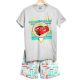 Disney Verdák Summer Race Grey gyerek rövid pizsama 6 év / 116 cm
