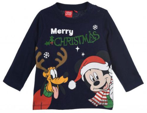 Disney Mickey Karácsonyi baba póló, felső 18 hó