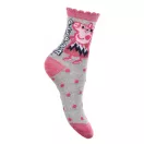 Peppa malac Sparkle Steps Grey gyerek zokni  27/30