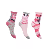 Peppa malac Sparkle Steps Grey gyerek zokni  31/34