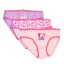 Barbie Pink Shadow gyerek fehérnemű, bugyi 3 darab/csomag 6 - 8 év / 116 - 128 cm