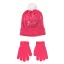 Barbie Pink flitteres gyerek sapka + kesztyű szett 52 cm