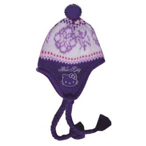 Hello Kitty Frosty Purple gyerek sapka 54 cm